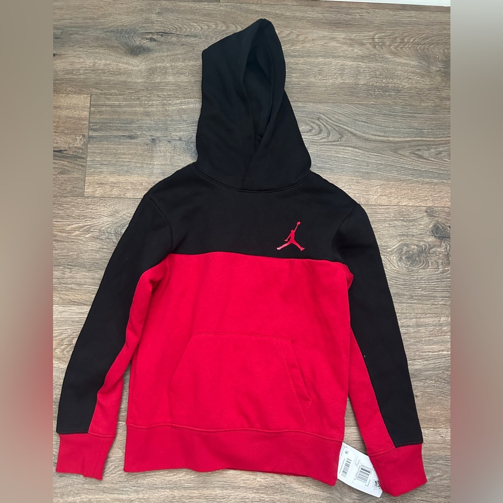 Black and Red Kids Jordan Hoodie